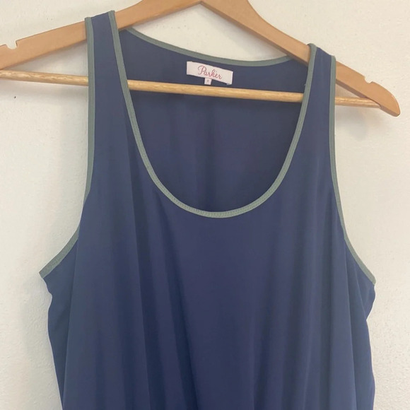 Parker Pleated Maxi Dress Tie-Dye Boho Resort Coastal Preppy Vacation Small - Picture 5 of 10